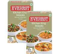 Everest Various Seasoning Masala Powder - A Mixture of Spices Adds Taste - Aromatic & Enhances the flavor of the meal - Simplifies & Speeds Up The Cooking Process (Kitchen King Masala 100g, Pack of 2)