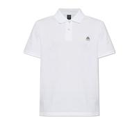 Everett Polo, male, Moose Knuckles, Polo Shirts, White, XL, Tops XL