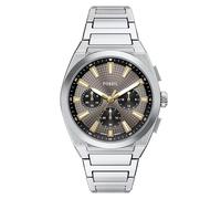Everett Stainless Steel Grey Dial Mens Watch