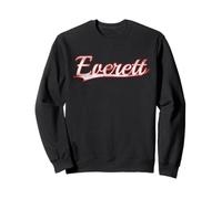 Everett Washington Puget Sound Vintage Varsity Distressed Sweatshirt