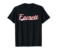 Everett Washington Puget Sound Vintage Varsity Distressed T-Shirt