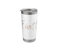 Everett Washington Vintage Elegant Design Stainless Steel Insulated Tumbler
