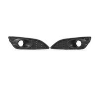 EVERETTE Rhyming Matte Black Fog Lamp Hood Frame Fog Light Grill Mesh Cover Guard 2pcs Fit For Ford Fiesta MK7 Zetec S/Sport 2013-2017 (Color : Style 1 Black)