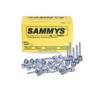 Everflow 8009925-25 GST 25-380 Vertical Threaded Rod Anchor Designed for Wood, Steel Zinc Finish, 3/8 x 2-1/2" Screw Length (25 Pack), Pack of 25