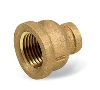 Everflow BRRC0340-NL 3/4 x 1/4 Inch Lead Free Brass Reducing Coupling with Female National Pipe Taper Threaded Ends, Brass Construction, Higher Corrosion Resistance, Economical & Easy to Install