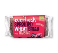 Everfresh Organic Sprouted Wheat Raisin Bread 400g (Pack of 4)