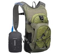 EVERFUN Hydration Backpack 18L Hiking Water Backpack with Water Bladder 2L, Women Men Hydration Pack Insulated Daypack Lightweight Hydropack with Rain Cover for Hiking, Cycling, Running, Festivals