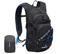 EVERFUN Insulated Hydration Water Backpack 18L with 2L Bladder Rain Cover, Hydro Pack Bag Daypack with Storage for Women Men Hiking, Cycling, Skiing, Running, Festivals