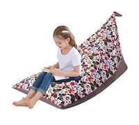 Everfunny Stuffed Animal Bean Bag Chair Kids Toy Storage Organizer Stuffie Seat, Foldable Floor Chair Toy Storage Bean Bag Chair Seat for Kids, Childrens Extra Large Super Soft Velvet, Cover Only