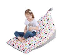 Everfunny Stuffed Animal Bean Bag Chair Kids Toy Storage Organizer Stuffie Seat, Foldable Floor Chair Toy Storage Bean Bag Chair Seat for Kids, Childrens Extra Large Super Soft Velvet, Cover Only