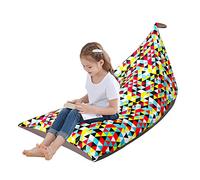 Everfunny Stuffed Animal Kids Toy Storage Organizer Stuffie Seat, Foldable Floor Chair Bean Bag Chair Seat for Kids, Childrens Extra Large Super Soft Velvet, Cover Only