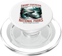 Everglades Gator - National Parks Retro Swamp Wildlife PopSockets PopGrip for MagSafe