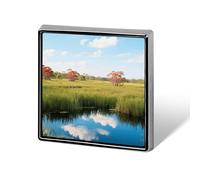 Everglades National Park Backpack Pin Cute Brooch Decoration Brooches for Women Mens Lapel Pins for Suits Fashion Button Badges for Hat Backpacks Purses Jackets Shirt Suit Lapels-Square