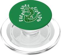 Everglades National Park Cartoon Alligator Minimalism PopSockets PopGrip for MagSafe