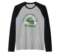 Everglades National Park Florida See You Later Alligator Raglan Baseball Tee