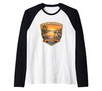 Everglades National Park Florida Wetlands Novelty Souvenir Raglan Baseball Tee