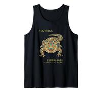 Everglades National Park Geometric Alligator Florida Travel Tank Top