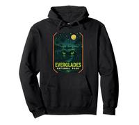 Everglades Night Paddle Shirt Moonlit Canoe Mangroves Pullover Hoodie