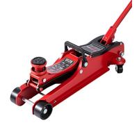 EVERGOODS 2.5 Ton Car Jack Hydraulic Low Profile Hydraulic Floor Lifting Lift Cars Van Garage Repair Tool Portable Workshop Equipment Steel Lifting Range for Car Van Garage (Red)