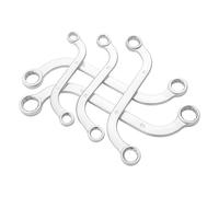 evergoods 5PC Metric Ratcheting Wrench Set 8-15mm Combination Spanners | 5pcs 8-15mm ratcheting combination wrench set with open and box ends, ideal for auto repair, mechanical work and DIY