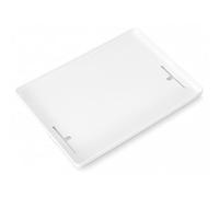 EVERGOODS Clip-On Bedside Shelf for Bunk Beds - Black Space-Saving Nightstand Tray with Cable Holes, Dorm & Kids Bed Storage Organizer, Tool-Free Installation (White)