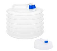 EVERGOODS Collapsible Water Container 15L with Tap, Foldable Water Carrier, Portable Water Storage Tank, Leakproof Water Jug for Camping, Hiking, Picnic,Travel & Emergency Preparedness (15L)