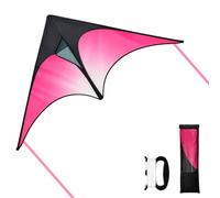 EVERGOODS Delta Kite Set for Kids & Adults Beginner-Friendly Easy-to-Fly Kites for Beach, Park, and Outdoor Family Fun, Outdoor Games & Activities (Pink 1PCS)