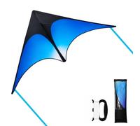 EVERGOODS Delta Kite Set for Kids & Adults Beginner-Friendly Easy-to-Fly Kites for Beach, Park, and Outdoor Family Fun, Outdoor Games & Activities (Blue 1PCS)