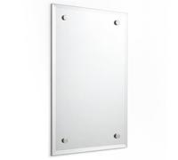 evergoods Frameless Wall Mirror 1PC 40x60cm HD Rectangle Bathroom Mirror