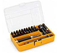 EVERGOODS Impact Driver Bit Set 44 Piece Shock Resistant Drill Bits Kit | Durable construction , Includes multiple bit types for woodworking metalwork and workshop applications