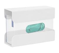 EVERGOODS Magnetic Tissue Box, Magnetic Wall Mounted Tissue Box Holder & Glove Dispenser - Adjustable Storage Organizer for Disposable Gloves, Wipes and Tissue Boxes, Fridge Kitchen Organizer