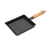 EVERGOODS Non-Stick Tamagoyaki Frying Pan - Japanese Square Omelette Pan for Induction, Gas & Electric Stoves, Rectangle Egg Pan for Pancakes, Crepes, Bacon & Sausages (Black)