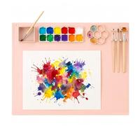 EVERGOODS Silicone Craft Mat 41x51cm Non-Stick Painting Mat Pink