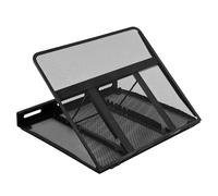 EVERGOODS Ventilated Adjustable Ergonomic Laptop Stand Laptop Stand for Desk - 7 Adjustable Height Levels, Ergonomic Notebook Riser with Ventilated Cooling, Foldable Portable Computer Stand