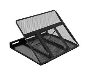 EVERGOODS Ventilated Adjustable Ergonomic Laptop Stand Laptop Stand for Desk - 7 Adjustable Height Levels, Ergonomic Notebook Riser with Ventilated Cooling, Foldable Portable Computer Stand