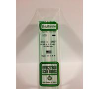 Evergreen 103 - 0.01" x 0.06" Polystyrene Strips 14"/35cm 10pcs
