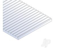 Evergreen 12x24in (30x60cm) HO-Scale Model Railway Car Siding Plastic Sheet ....