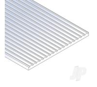 Evergreen 12x24in (30x60cm) Passenger Car Siding Plastic Sheet .020in(0.50mm)...