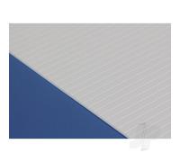 Evergreen 12x24in (30x60cm) V-Groove Siding Plastic Sheet .020in (0.50mm) Thi...