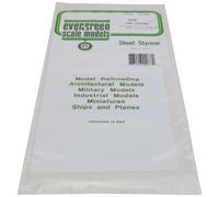 Evergreen 2037 - Structured Plate Track H0 Scale 0.5 x 150 x 300 mm (US IMPORT)