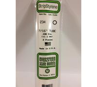 Evergreen 234 - 0.438"/11.1mm Polystyrene 14"/35cm Tubes 2pcs