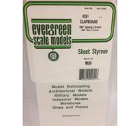 Evergreen Models Polystyrene Boards Cladding 1x150x300 mm Grid 1.3 4051