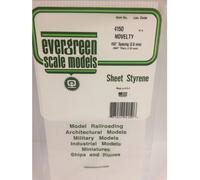 Evergreen 4150 - 0.150" Polystyrene Siding Sheet 6" x 12"
