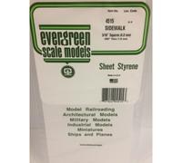 Evergreen 4515 - 3/16" x 3/16" Polystyrene Sidewalk Pavement Sheet 6" x 12"