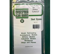 Evergreen 4517 Sheet Styrene Sidewalk 3/8" Squares (9.5mm)
