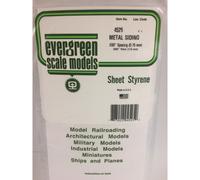 EverGreen 4525 - Corrugated Sheet, Game 1 x 150 x 300mm, Grid 0.75mm, 1 Pe