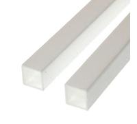 Evergreen Square Tube 500255 - 35 cm, 7.9 mm (5/16) edge - Pack of 2, Multicoloured