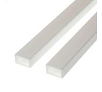 EVERGREEN 500258 Rectangular Tube, 350 x 4.8 x 7.9 mm, 2 Pieces, Multicoloured