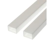 Evergreen 500259 Rectangular Tube, 350 x 6.3 x 9.5 mm, 2 Pieces, Multicoloured