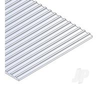 Evergreen 6x12in (15x30cm) Seam Roofing Plastic Sheet .040in (1.0mm) Thick 3/...